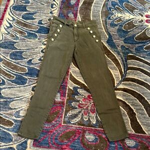 Joe's Jeans Green Skinny Denim with Sleek Fit